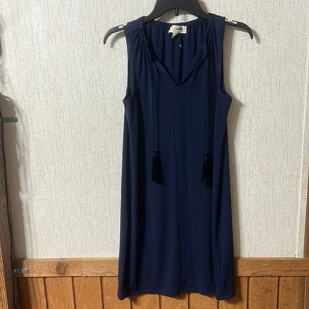 MICHAEL MICHAEL KORS MINI DRESS: BLUE: NWOT: SIZE XS